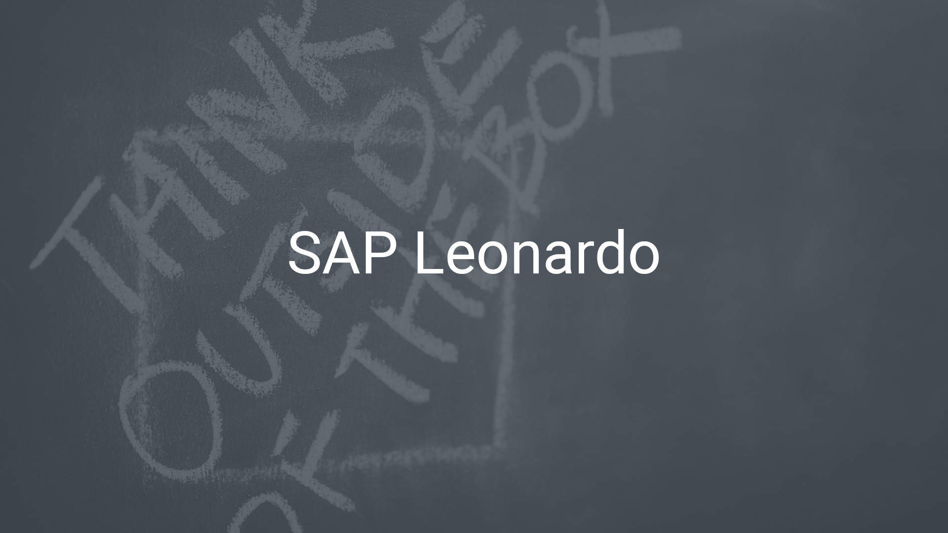 Wie Sie mit SAP Leonardo Innovationen vorantreiben und Geschäftsprozesse beschleunigen