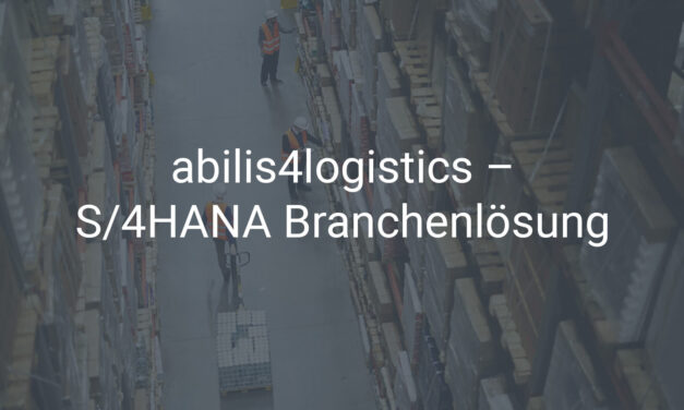 S/4HANA Branchenlösung für die Logistik