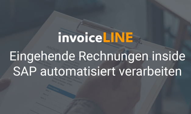 Rechnungseingangsprozess inside SAP automatisieren mit der invoiceLINE