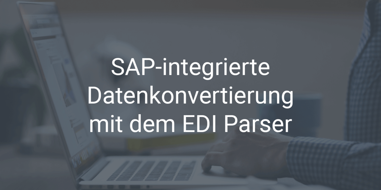 EDI Parser – schnelle SAP-integrierte elektronische Datenübertragung