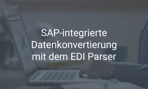 EDI Parser – schnelle SAP-integrierte elektronische Datenübertragung