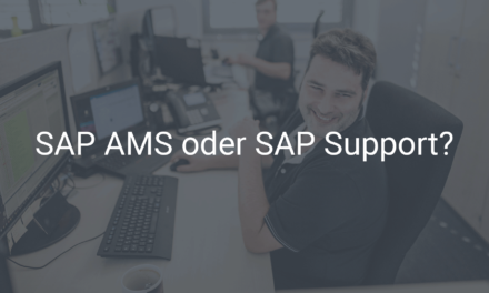 SAP Application Management Services oder SAP Support?