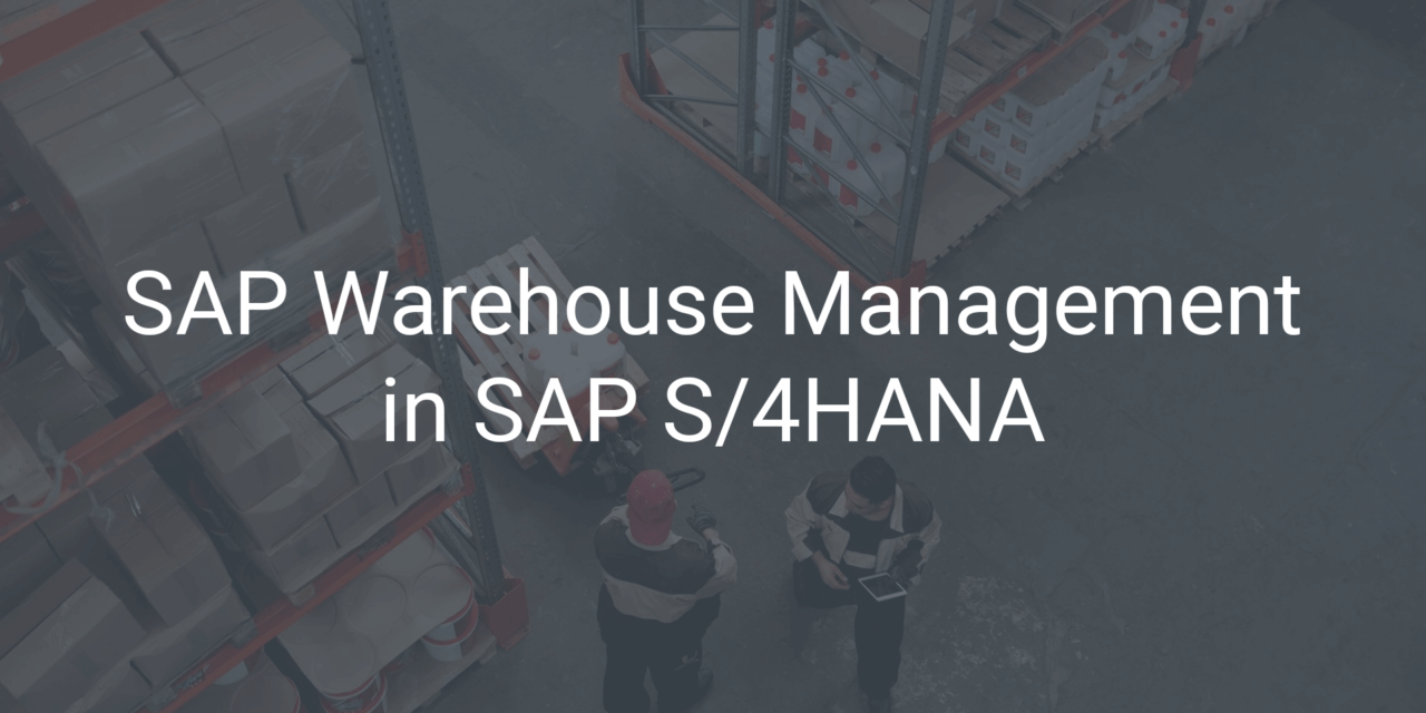 Lagerverwaltung mit SAP S/4HANA: SAP EWM Basic und SAP Stock Room Management